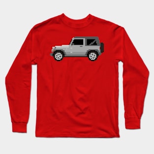 Jeep Wrangler Pixelart Long Sleeve T-Shirt